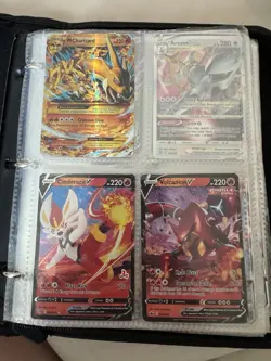 Pokemon TCG 100 Card Binder Lot Charizard Arceus Pikachu GX VSTAR Holo Foil Sets - Image 5