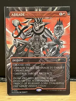 Mtg Secret Lair — Abrade — Foil —NM - Image 1