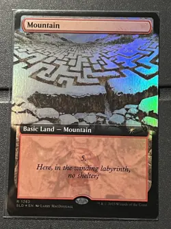 Mtg Secret Lair — Mountain 1362 FOIL— NM - Image 1