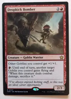 MTG Foundations Jumpstart Dropkick Bomber 0013 NM Rare - Image 1