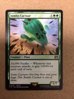 Jumbo Cactuar Final Fantasy Magic: The Gathering FIN R 0191 FFVIII NM Regular - Image 1