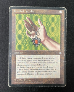 Jeweled Amulet Ice Age - Played - Vintage MTG Magic The Gathering - Image 2