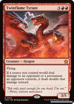 Twinflame Tyrant [FDN - 97] - NM [Normal] TCG MTG - Image 1