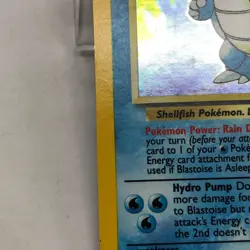 Pokemon TCG Base Set Blastoise 2/102 Regular English - Image 5