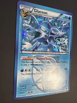 Pokemon TCG Glaceon Plasma Freeze 23/116 Unlimited Cracked Ice Holo Rare LP/NM - Image 5