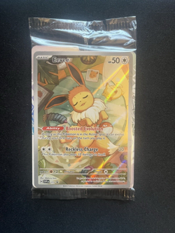 Pokemon Prismatic Evolutions SVP 173 Eevee SEALED ETB Promo - Image 1