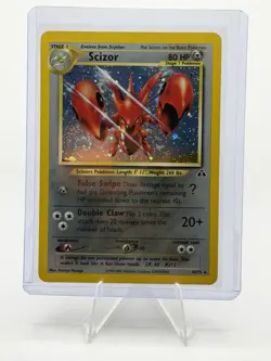 Scizor 10/75 Neo Discovery Holo Rare 2001 Unlimited Stage 1 80 HP Pokemon TCG - Image 1