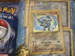 Pokemon 2-Player Starter Set Machamp Holo Wizard of the Coast 1999 never opened - Image 2
