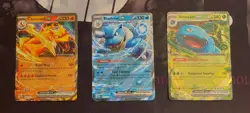 Charizard EX 6/165 & Venusaur EX 3/165 & Blastoise EX 9/165 151 Pokemon TCG NM - Image 2