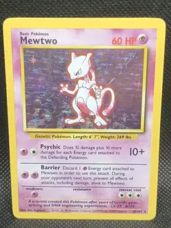 Mewtwo - Holo - 10/102 Base Set Unlimited Pokemon TCG - Image 1