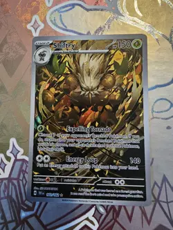 Pokemon Shiftry temporal forces art rare 163/162 pokemon - Image 1