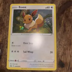 Pokemon Eevee TCG SWSH095 Black Star Promo Card 2021 Nintendo - Image 2
