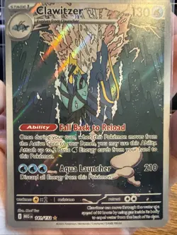Clawitzer 141/132 Mega Evolution Illustration Rare Pokemon - Image 1
