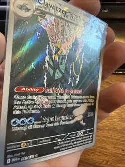 Clawitzer 141/132 Mega Evolution Illustration Rare Pokemon - Image 3