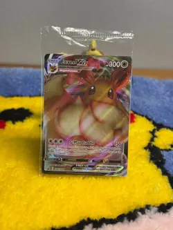 Eevee VMAX SWSH087 - FACTORY SEALED Promo - Shining Fates ETB - Pokemon TCG NM - Image 1