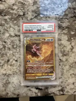 Pokemon Origin Forme Palkia VSTAR Secret Rare GG67/GG70 Crown Zenith Holo PSA 10 - Image 1