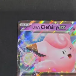 Pokemon Lillie's Clefairy ex 056/159 Sv09: Journey Together Double Rare Holo EX - Image 2