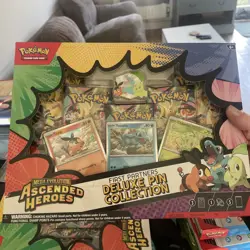 Pokemon TCG ascended heroes First Partners Deluxe Pin Collection new sealed - Image 1