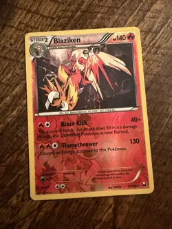 Pokemon Blaziken - Dark Explorers 17/108 - Reverse Holo MP - Image 1