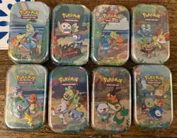 Pokemon Tcg 25th Anniversary Celebrations Mini Tin: Entire Collection (Set Of 8) - Image 1