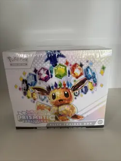 Pokemon TCG Prismatic Evolutions ETB Elite Trainer Box Brand New Factory Sealed - Image 1