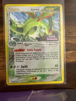Flygon 7/110 Holo Rare Holon Phantoms Pokemon Reverse Holo Moderately Played - Image 1