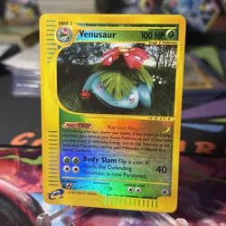 Pokemon Venusaur 68/165 Expedition Base Set Reverse Holo Rare - Image 1