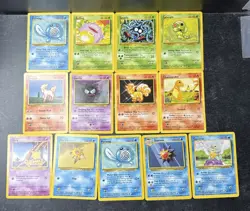 Pokemon TCG Unlimited Base Set Lot Vintage Commons Uncommon M/NM LP Nice - Image 2