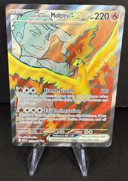 2025 Pokemon SV Destined Rivals DRI EN Team Rocket's Moltres ex #208/182 - Image 1