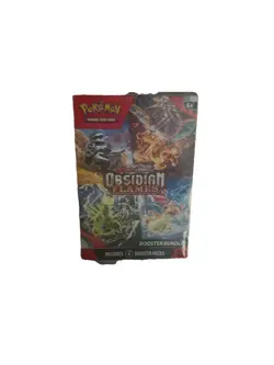 Pokemon TCG Scarlet & Violet Obsidian Flames Booster Bundle 6 Booster Packs - Image 2
