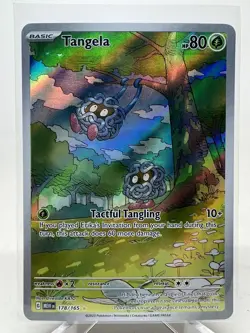 2023 Pokemon 151 Scarlet & Violet Tangela Holo Illustration Rare 178/165 NM-MINT - Image 1