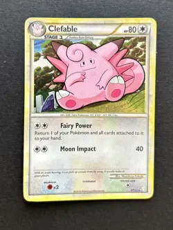 Clefable 3/123 — HeartGold & SoulSilver - Holo Rare — MP - Pokemon TCG - Image 1