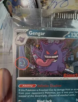 🌀RARE SWIRL Gengar GameStop Promo 050/088 SEALED!! | Pokemon Perfect Order - Image 2