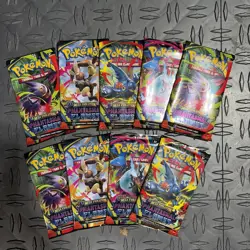 Pokemon Phantasmal Flames Booster Packs Loose 9x Sealed - Image 1