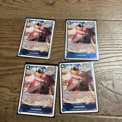 One Piece TCG - (Playset) - 4x OP10-045 - Cavendish - Rare - Eng - Image 1