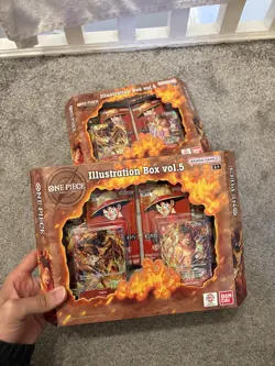 One Piece TCG Illustration Box Vol.5 x2 New Sealed Bundle Eng Version - Image 1
