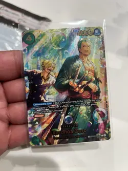 One Piece CCG Roronoa Zoro SP Op-14/PRB02 The Azure Sea’s Seven SHIP SAME DAY - Image 1