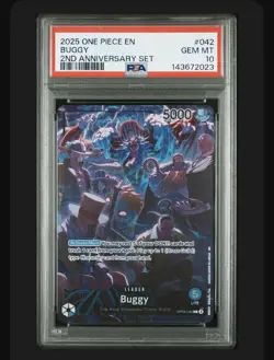 2025 One Piece Buggy 2nd Anniversary Set EN! Psa 10 & Psa 9! - Image 3