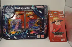One Piece : Illustration Box Vol. 6 (PBR-02 & OP-13) & (3) Booster Packs (OP-13) - Image 1
