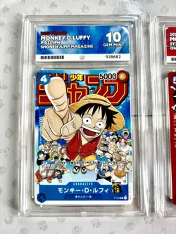 Monkey D Luffy ST21-014 & P-033 ACE 10 One Piece Magazine Vol 20 Promo Perfect10 - Image 4