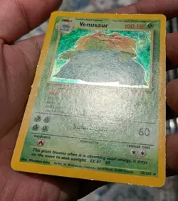 Pokemon TCG Venusaur Holo Rare Card Base Set 15/102 NM - Free 🚚💨 - Superb - Image 4