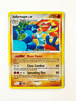 2008 Infernape Pokemon Card - Stormfront 3/100 Holo Rare LP+ BIN - Image 1