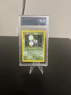 DSG 7 Pokemon TCG Jumpluff Neo Genesis Holo Card 7/111 Unlimited Rare - Image 1