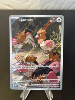Pokemon TCG Spearow 151/132 Mega Evolution Illustration Rare Card 2025 NM - Image 1