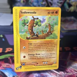 Sudowoodo 36/147 Aquapolis Non-Holo Rare Vintage Pokemon Card TCG NM - Image 2
