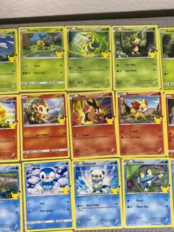 Pokemon 25th Anniversary McDonalds Promo NON-Holo Full Set + 24 Holo Cards - Image 3