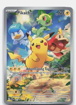 Pikachu Promo SV: Scarlet & Violet Promo Cards SVP Lightning Holofoil 027 NM - Image 1