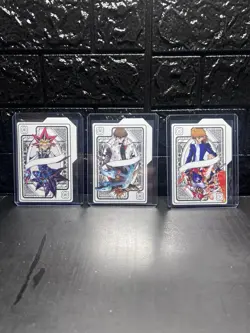 2025 Yugioh TCG Mega Pack Tin card Dividers (3) Yami Yugi Seto Kaiba Joey - Image 1