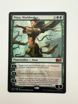 Nissa Worldwaker MTG Magic the Gathering Card NM Near Mint M15 - Image 1