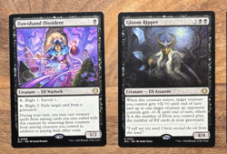 Set of 9 Black Elf Cards (NM), 2 RARES, New Lorwyn, DAWNHAND DISSIDENT MTG Magic - Image 1